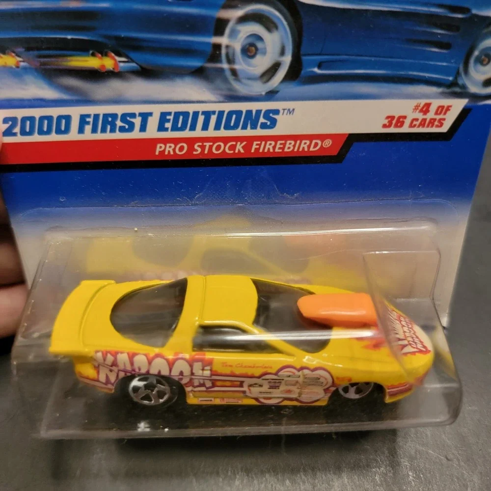 Hot Wheels 2000 First Edition Series Pro Stock Firebird, #5/36 cars yellow